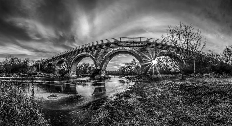 Tiffany Bridge Monochrome Photograph