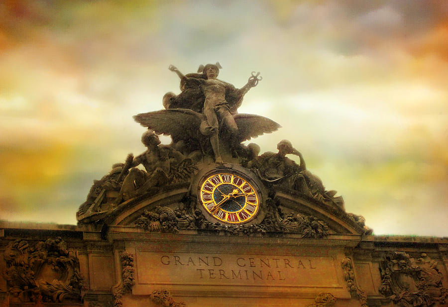 Tiffany Clock Photograph by Jessica Jenney