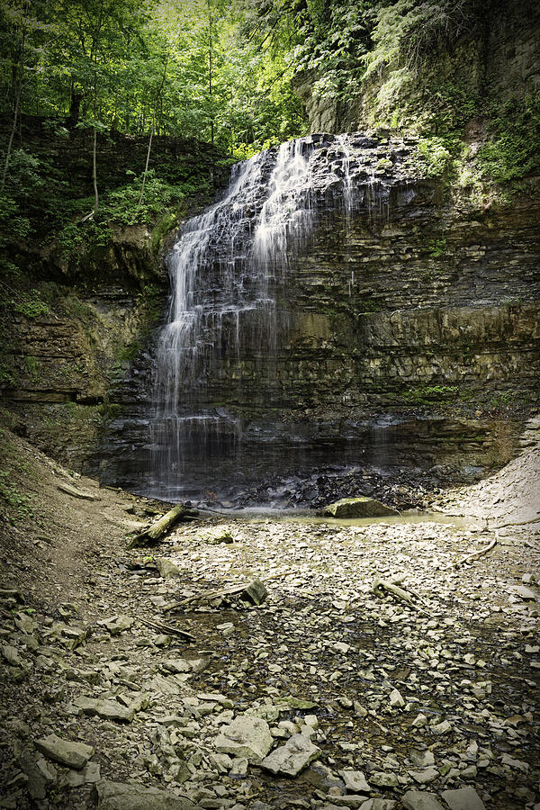 Tiffany Falls Photograph by Dave Files
