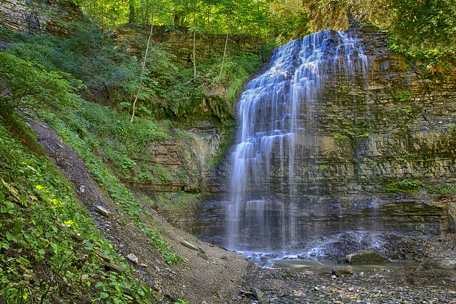Tiffany Falls in Summer Photograph by Gary Hall