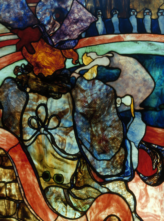 Tiffany Glass, 1894-95 Painting by Granger