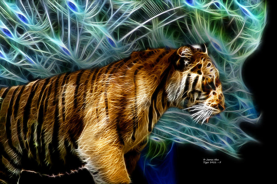 Tiger 3921 - F Digital Art by James Ahn