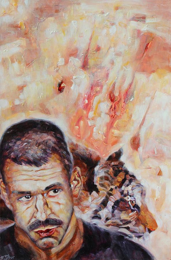 Tiger And Man Two Painting
