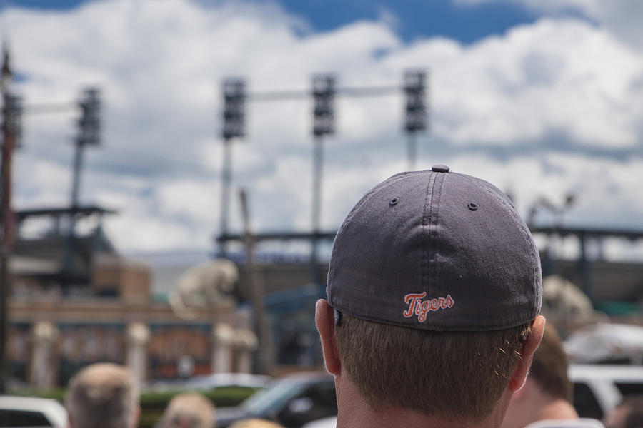 Tiger Fan and Comerica Park Photograph by John McGraw