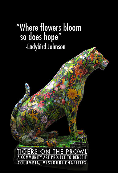 Tiger In Bloom by Dennis Murphy Tiger In Bloom by Dennis Murphy