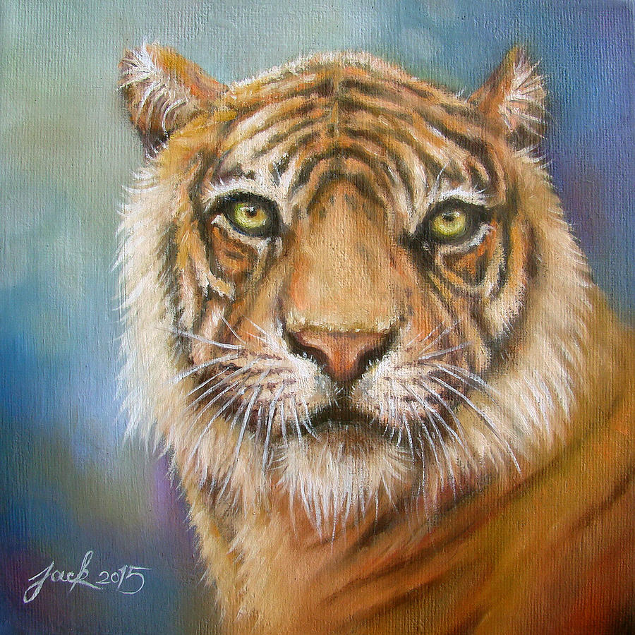 Wildlife Painting - Tiger by Jack No War