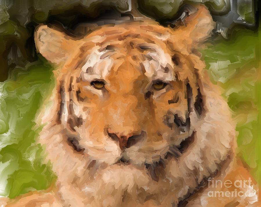 Tiger King Digital Art by Ruby Cross