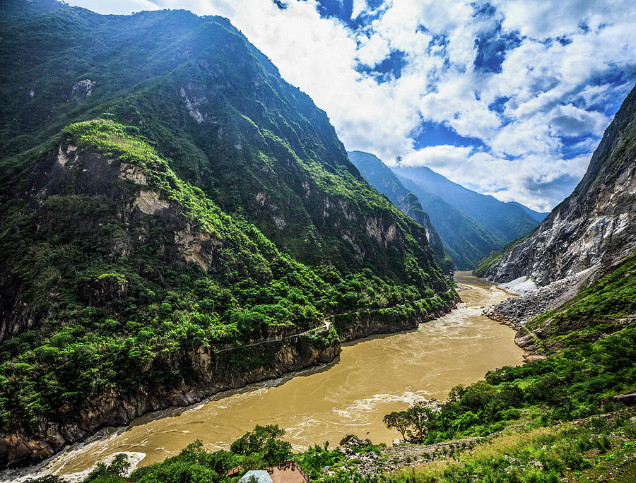 Tiger Leaping Gorge And Jinsha River Photograph by Feng Wei Photography