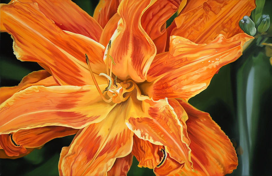 Flower Painting - Tiger Lily by Kevin Aita