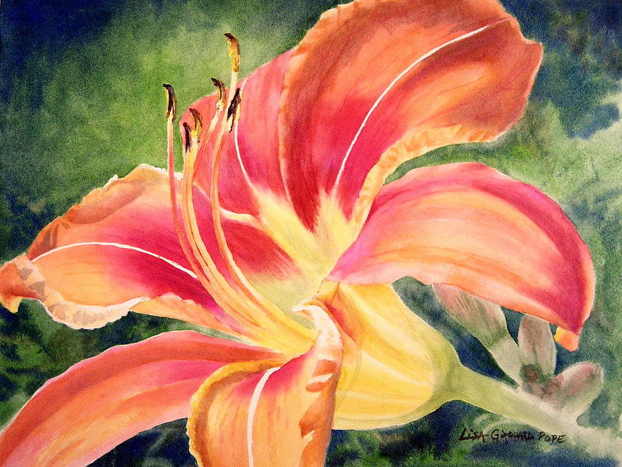 Tiger Lily Painting by Lisa Pope