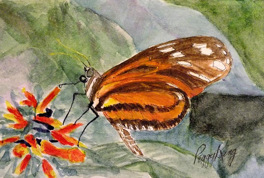 Tiger Longwing Painting by Peggy King