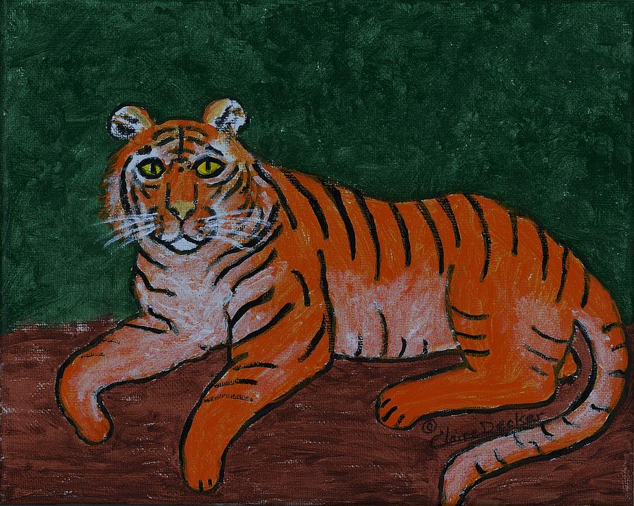 Tiger Resting by Claire Decker Tiger Resting by Claire Decker