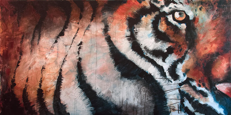 Tiger Painting by Sean Parnell