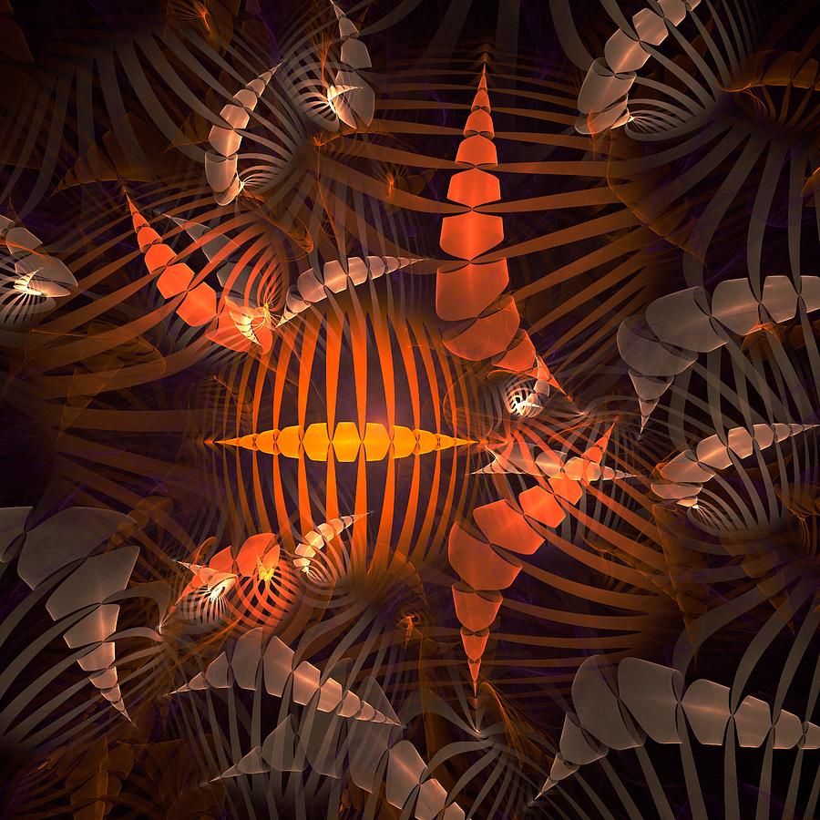 Tiger Shrimp Mixed Media by Anastasiya Malakhova