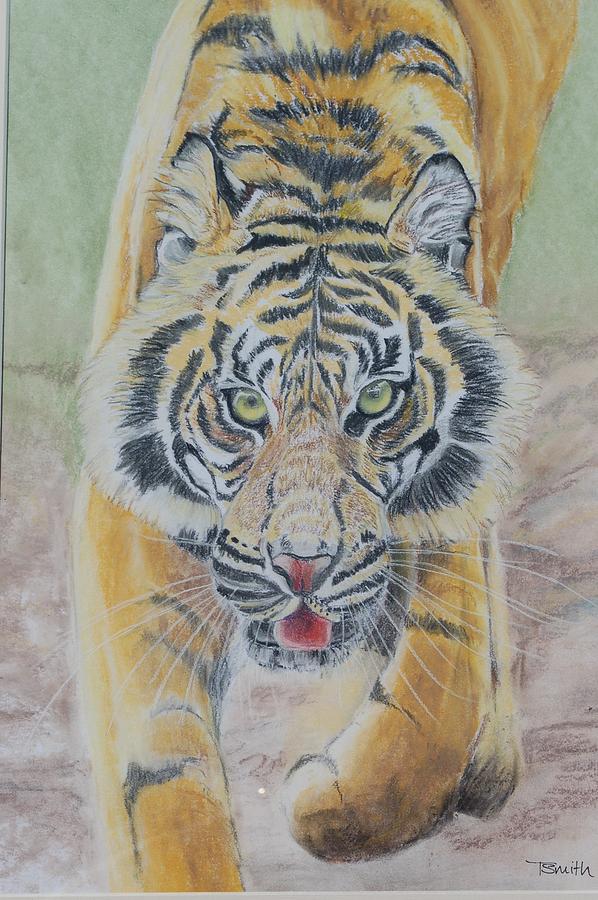 Tiger Painting by Teresa Smith
