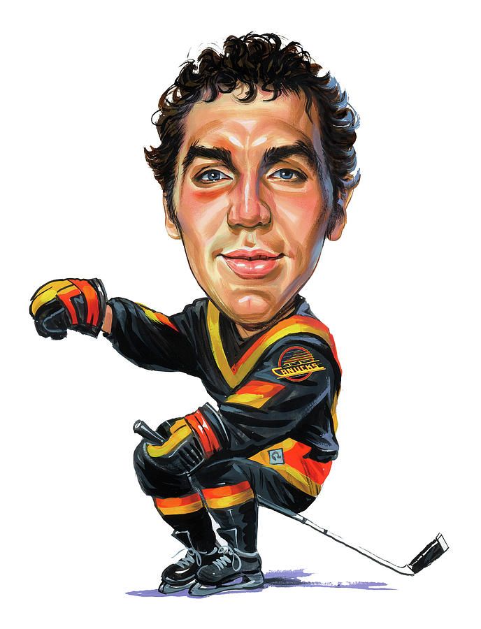 Vancouver Canucks Painting - Tiger Williams by Art  