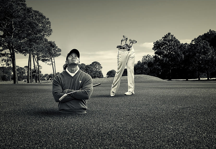 Tiger Woods Photograph - Tiger Woods by Fitim Bushati