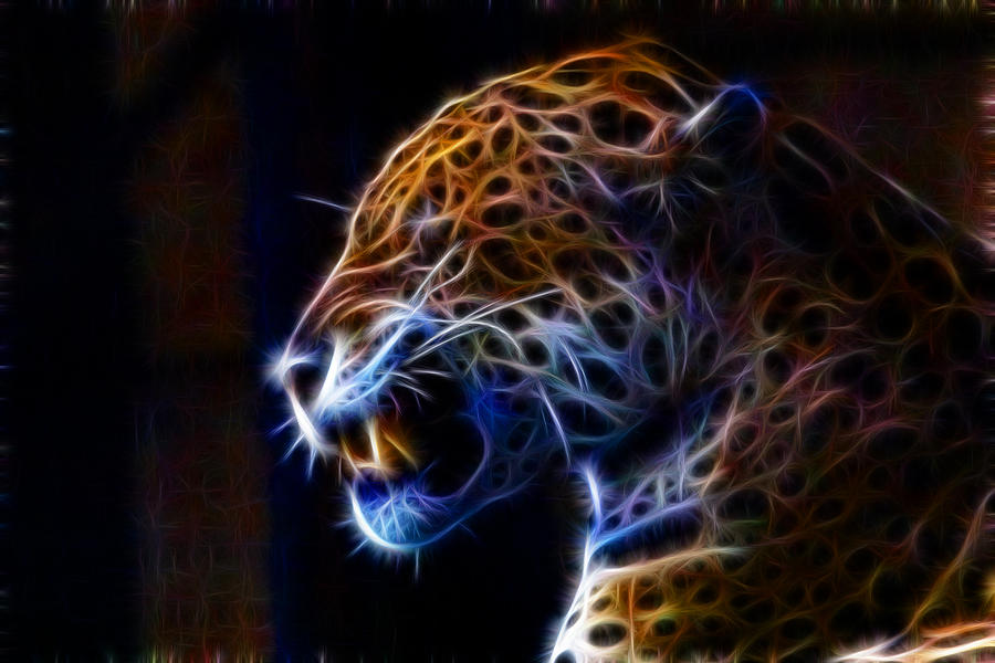 Tigers Inner Aura Digital Art by Davandra Cribbie