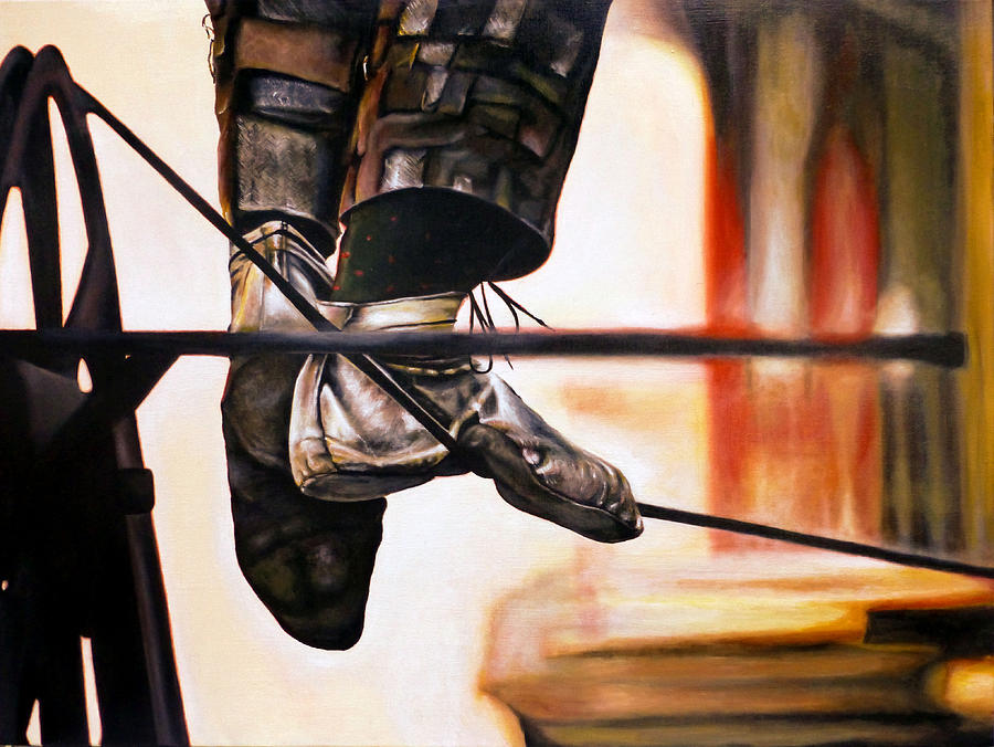 Tight Rope Walker Painting by Michelle Iglesias - Pixels