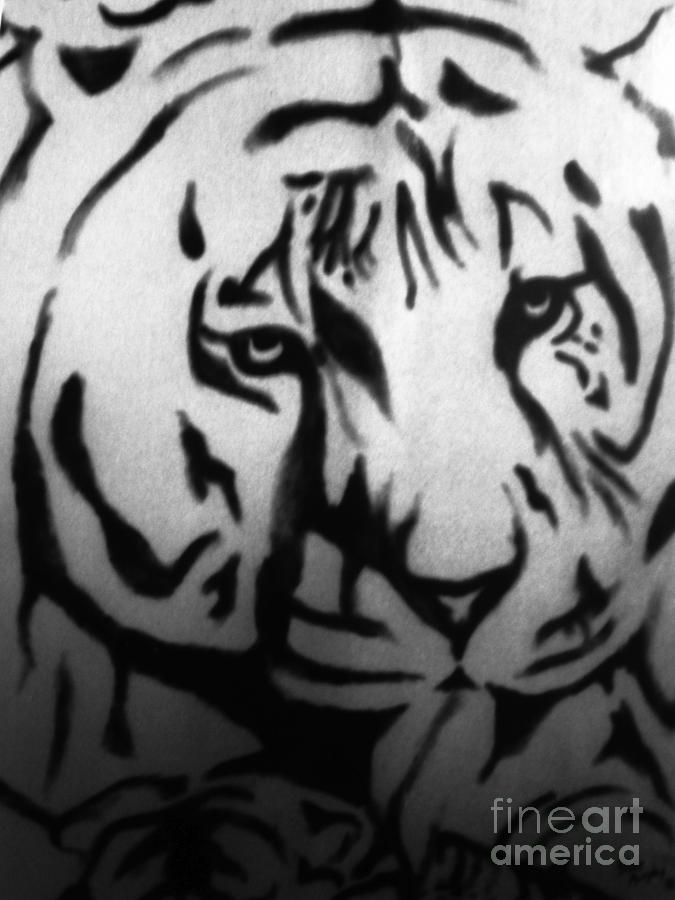 Tigress and Cub Digital Art by Steven Murphy