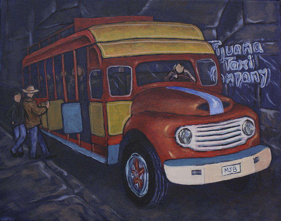 Summer Painting - Tijuana Taxi by Michael Beckett