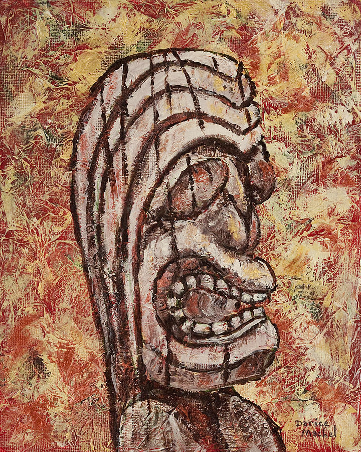 Tiki God Painting by Darice Machel McGuire