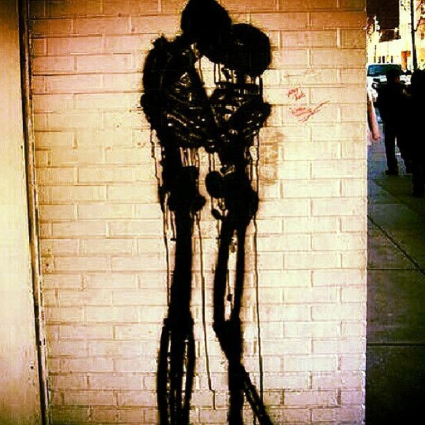 Graffiti  - Til Death Do Us Part #love #streetart by Seen On The Streets Of Nyc