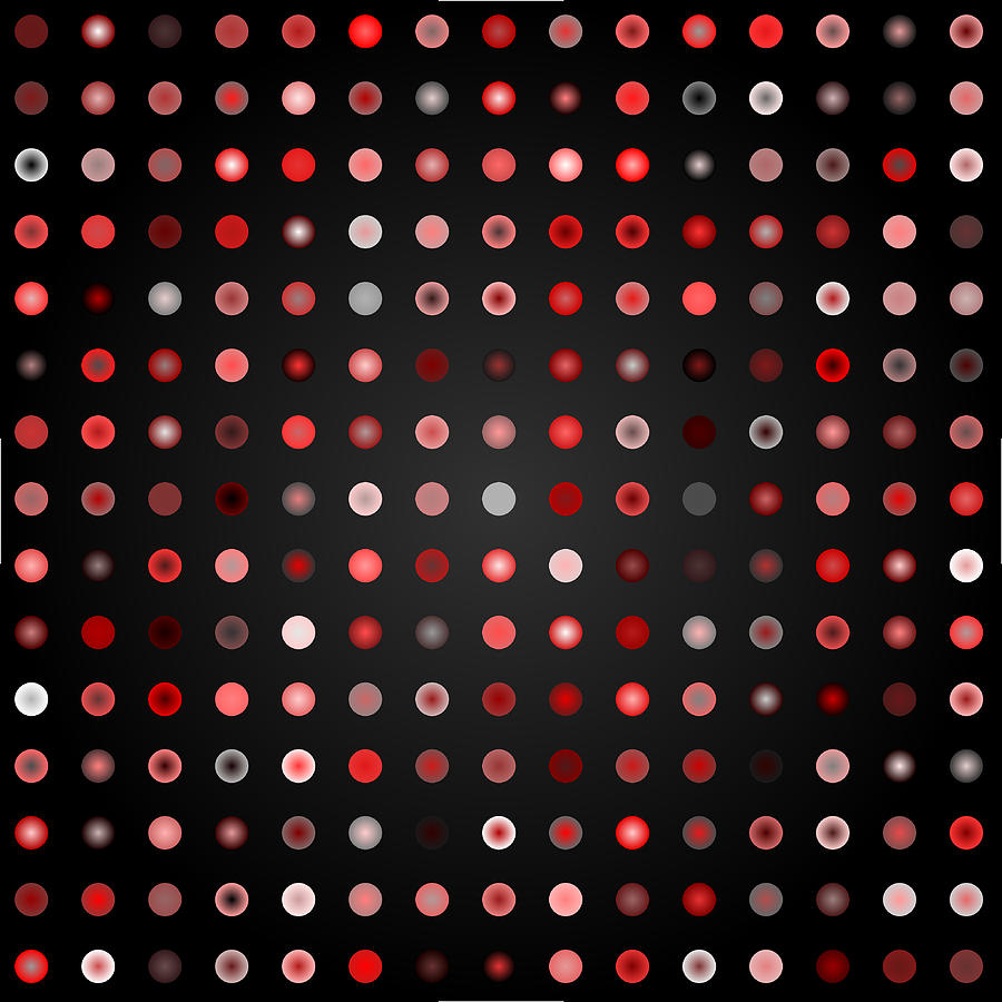 Tiles.red.1 Digital Art by Gareth Lewis