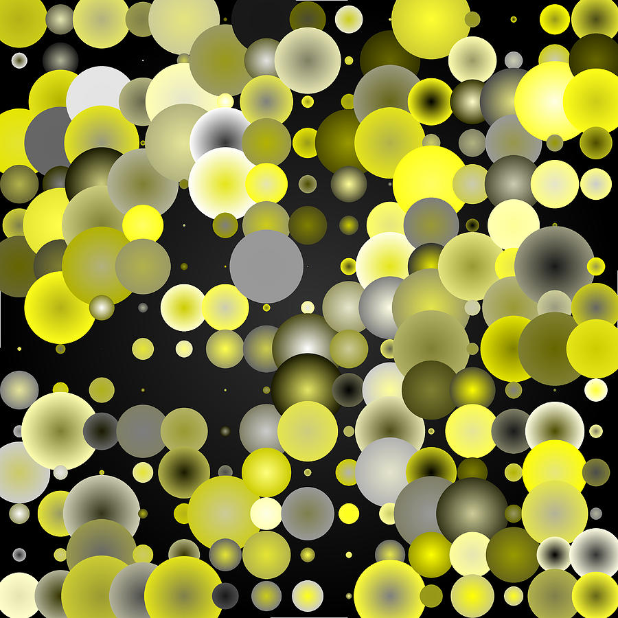 Tiles.yellow.2 Digital Art by Gareth Lewis