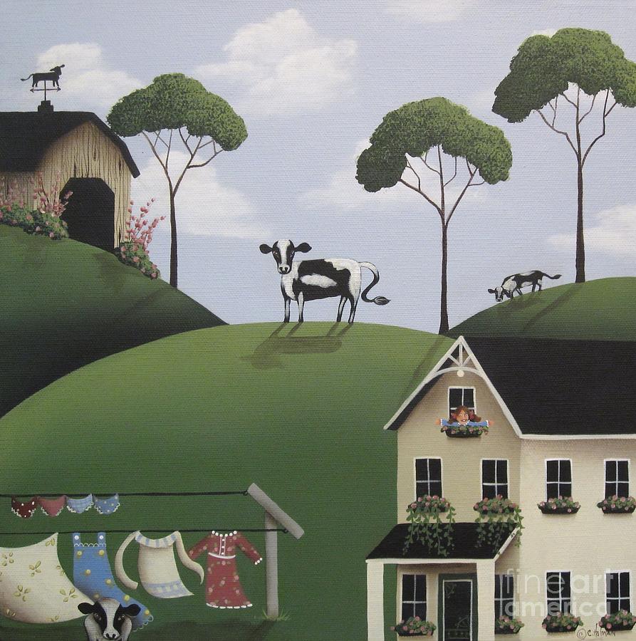 Till The Cows Come Home Painting by Catherine Holman