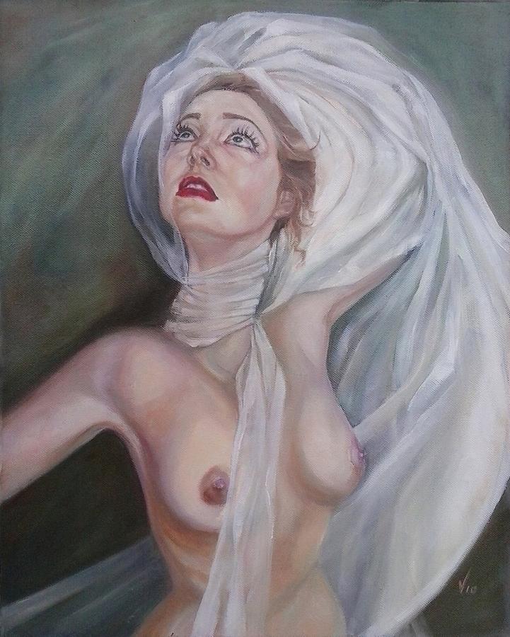 Nude Painting - Till the end of time by Violetta Tar
