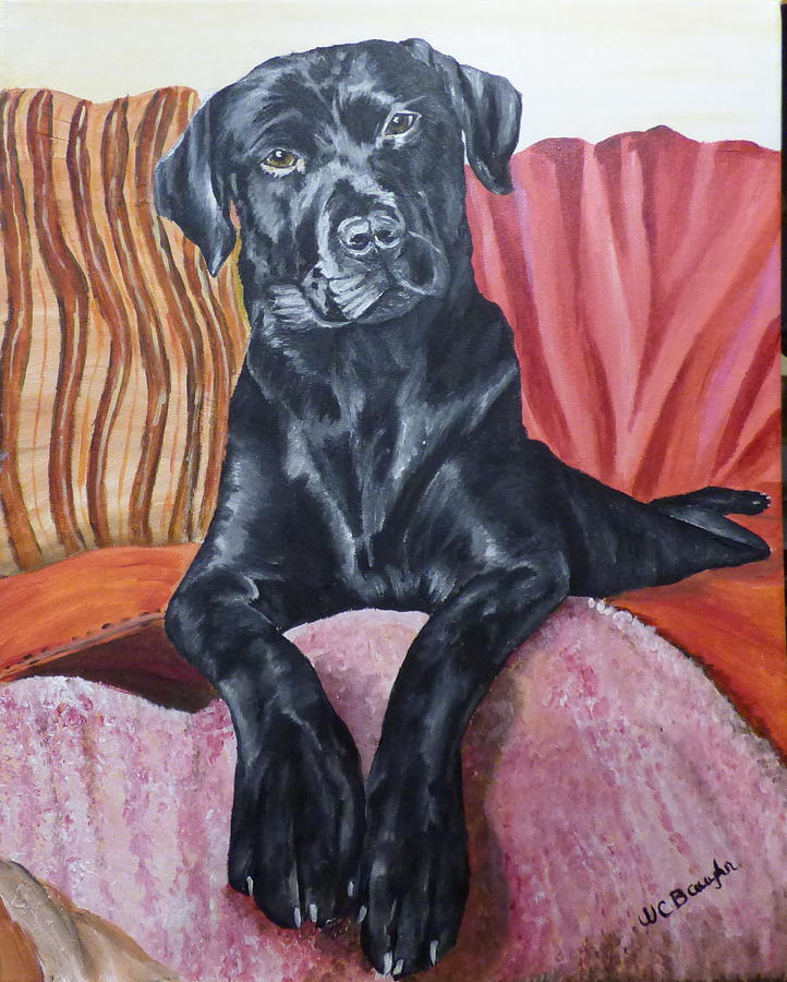 Dog Painting - Tilley by Wendy Baughn