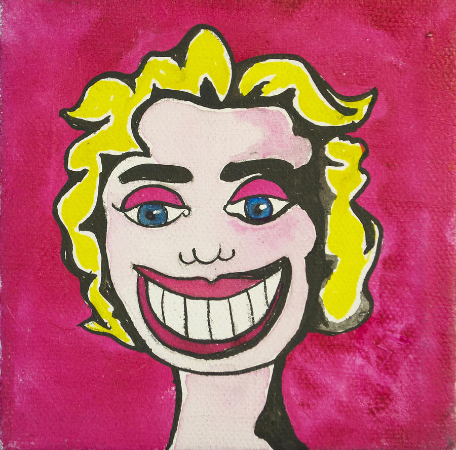 Tillie as Marilyn Painting by Patricia Arroyo