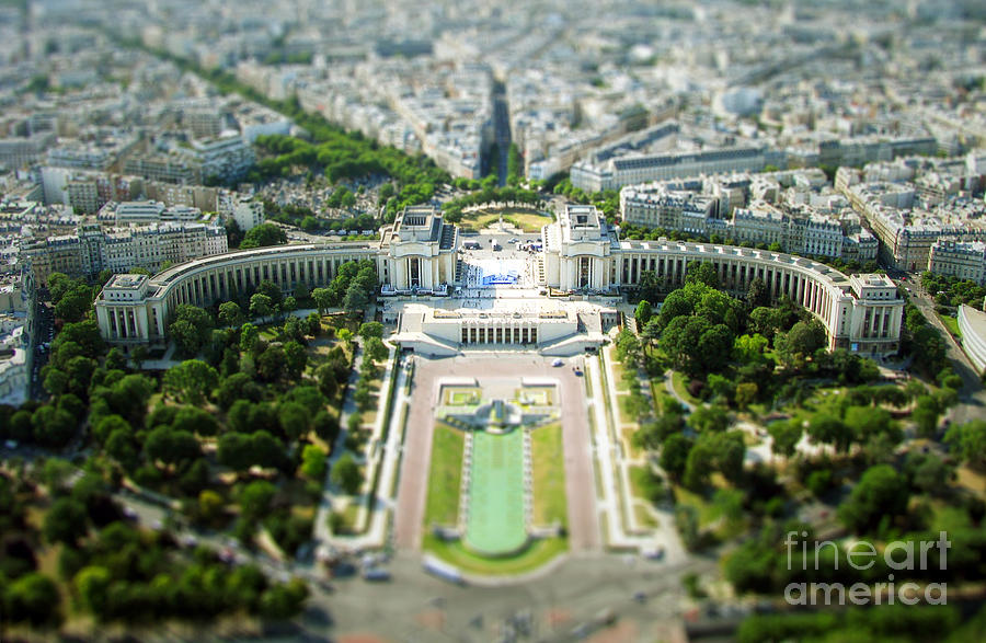 Paris Photograph - Tilted Reality by Andrew Paranavitana Paris Photograph - Tilted Reality by Andrew Paranavitana