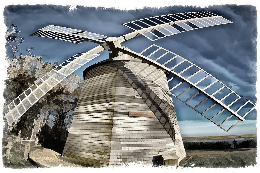 Tilting  Windmill Photo Art Photograph by Constantine Gregory