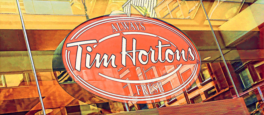 Queen Photograph - Tim Hortons sign by Alex Pyro