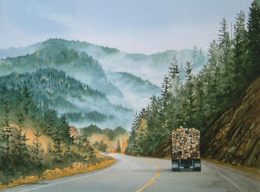 Timberland Painting by Karen Richardson