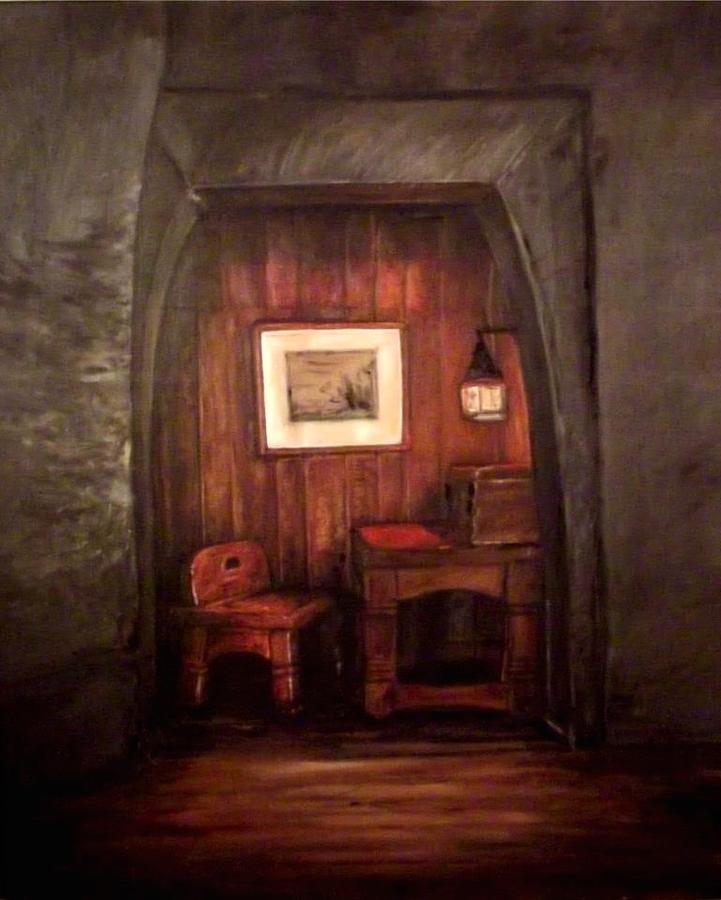 Cabin Painting - Timberline Lodge by Rachel Kilpatrick