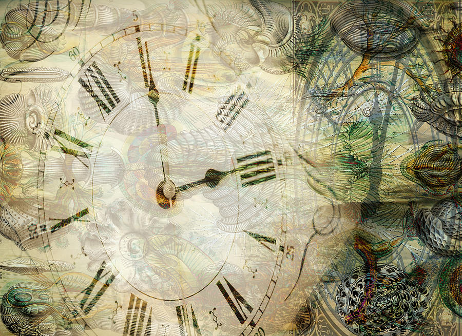 Clock Face Digital Art - Time After Time by Sarah Vernon Clock Face Digital Art - Time After Time by Sarah Vernon