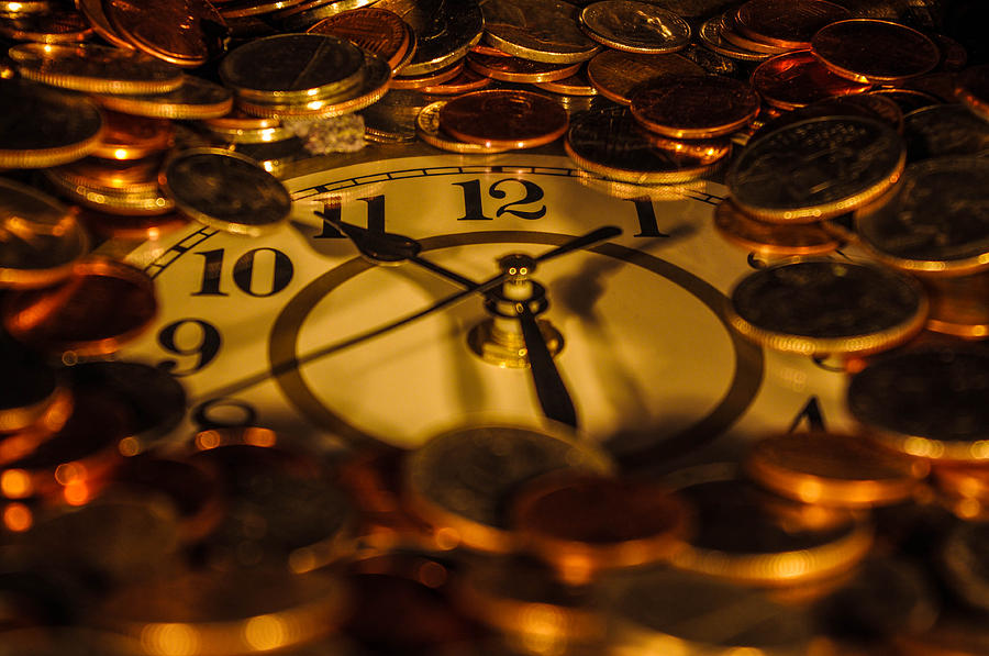 Time and Money Photograph by Gerald Kloss