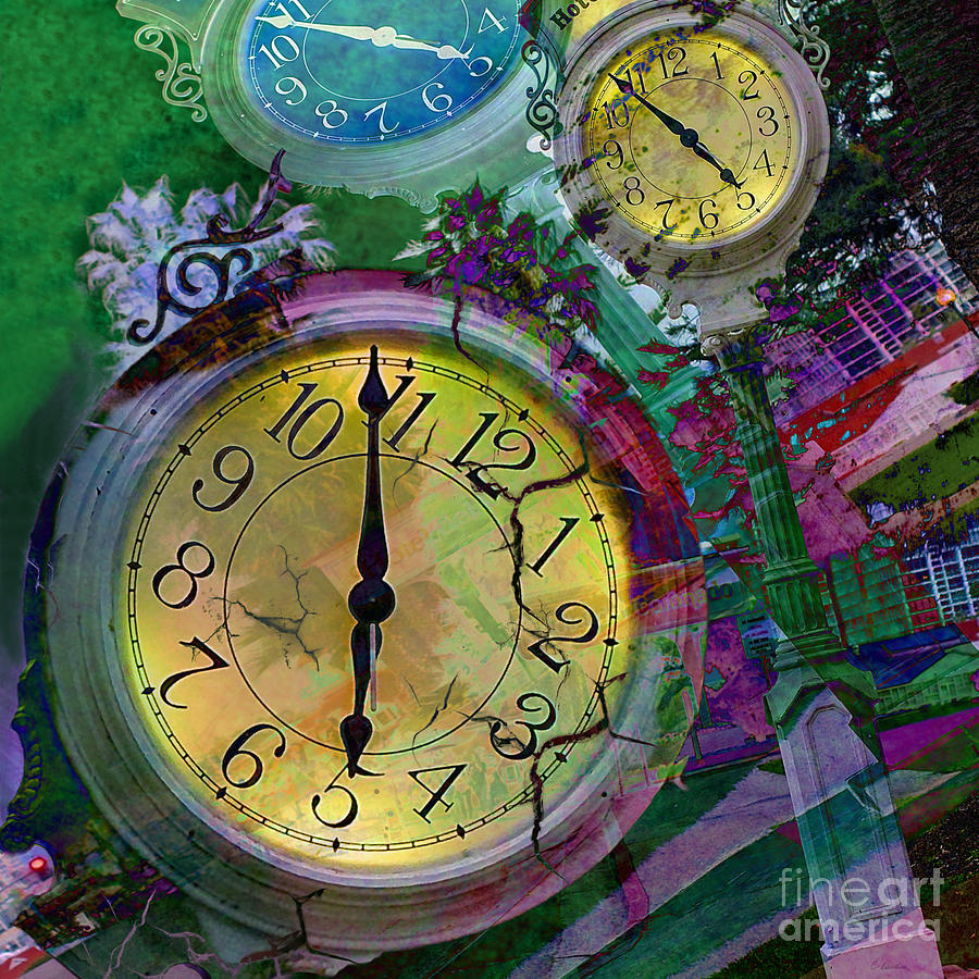 Time Digital Art by Claudia Ellis