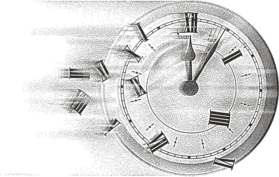 Time Flies Drawing by GeorgePeters