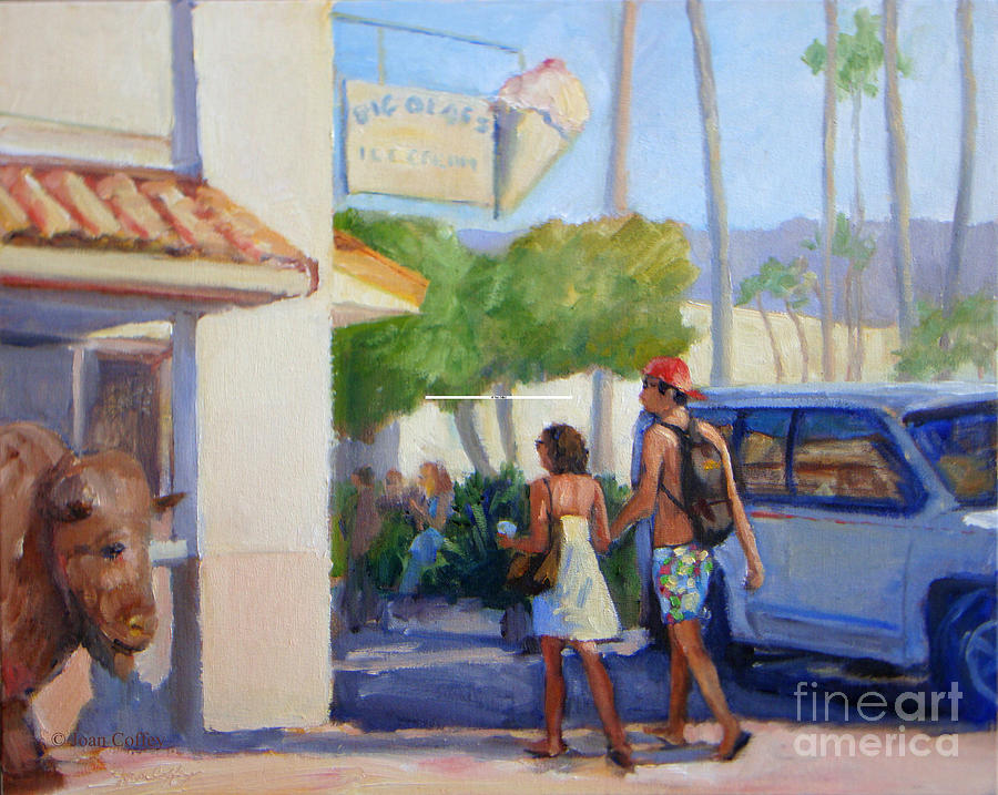 Time For Ice Cream Painting by Joan Coffey