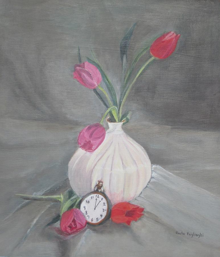 Time For Spring Painting by Paula Pagliughi