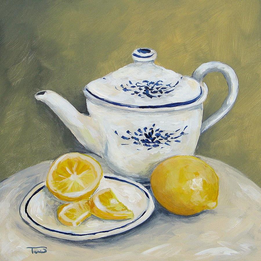 Tea Painting - Time for Tea by Torrie Smiley