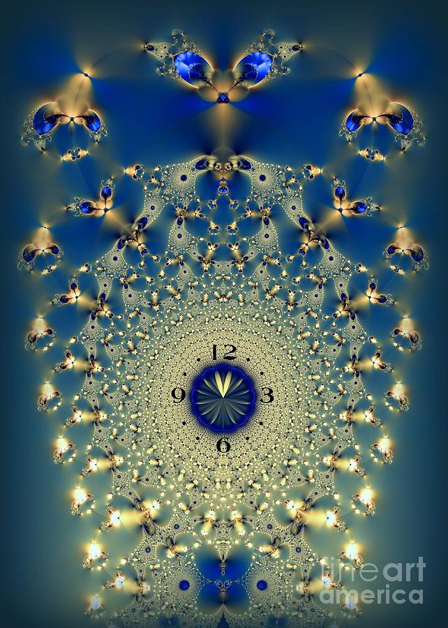 Abstract Digital Art - Time Is More Precious Than Jewels by Renee Trenholm