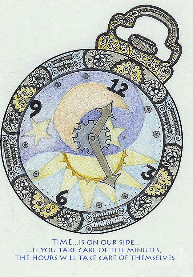 Time is on our side Mixed Media by Ruth Dailey