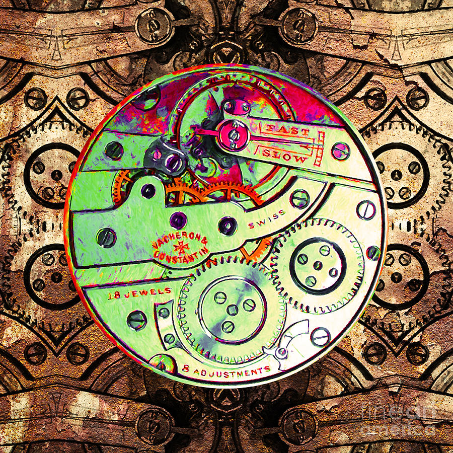 Time Machine 20130606 Square Photograph by Wingsdomain Art and Photography