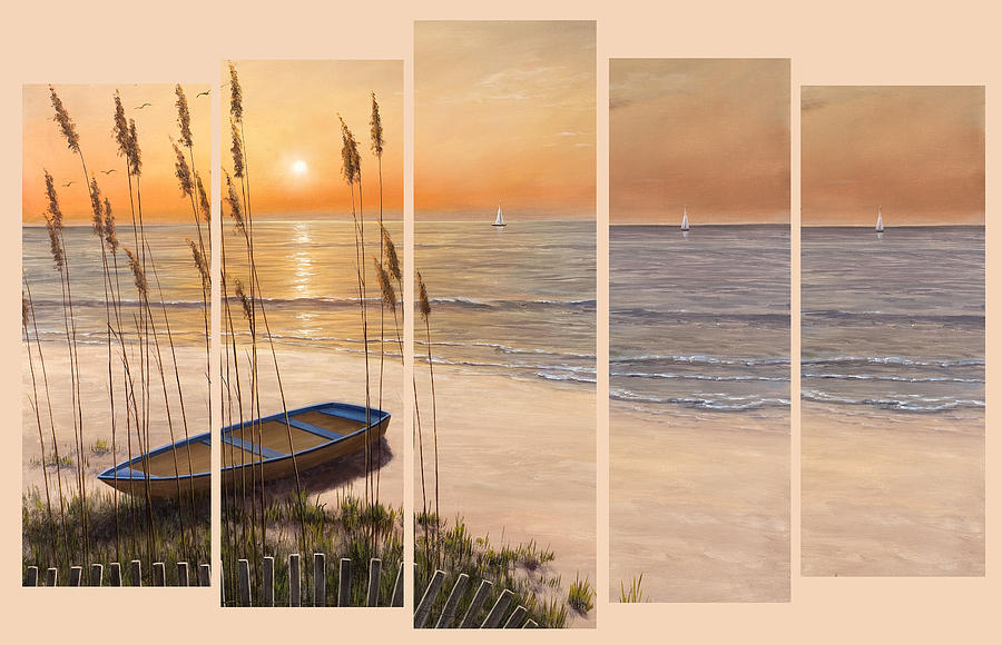 Time Of My Life - 5 Pc Set  Painting by Diane Romanello