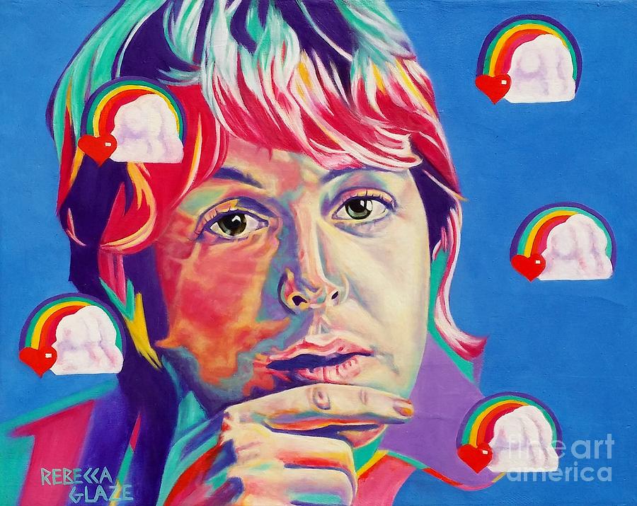 Paul Mccartney Painting - Time or Place by Rebecca Glaze